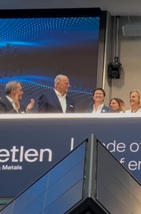 Ο Πρόεδρος και CEO της Metlen, Ευάγγελος Μυτιληναίος στο Χρηματιστήριο του Λονδίνου