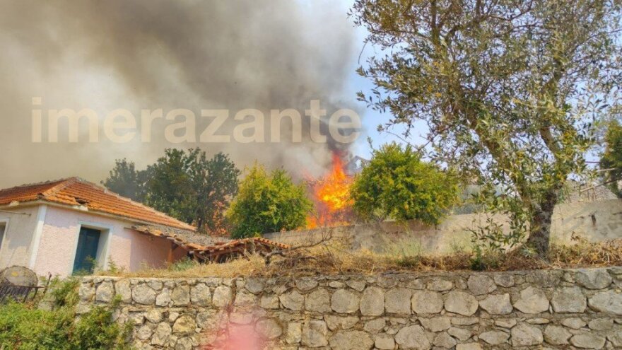 Φωτιά στη Ζάκυνθο