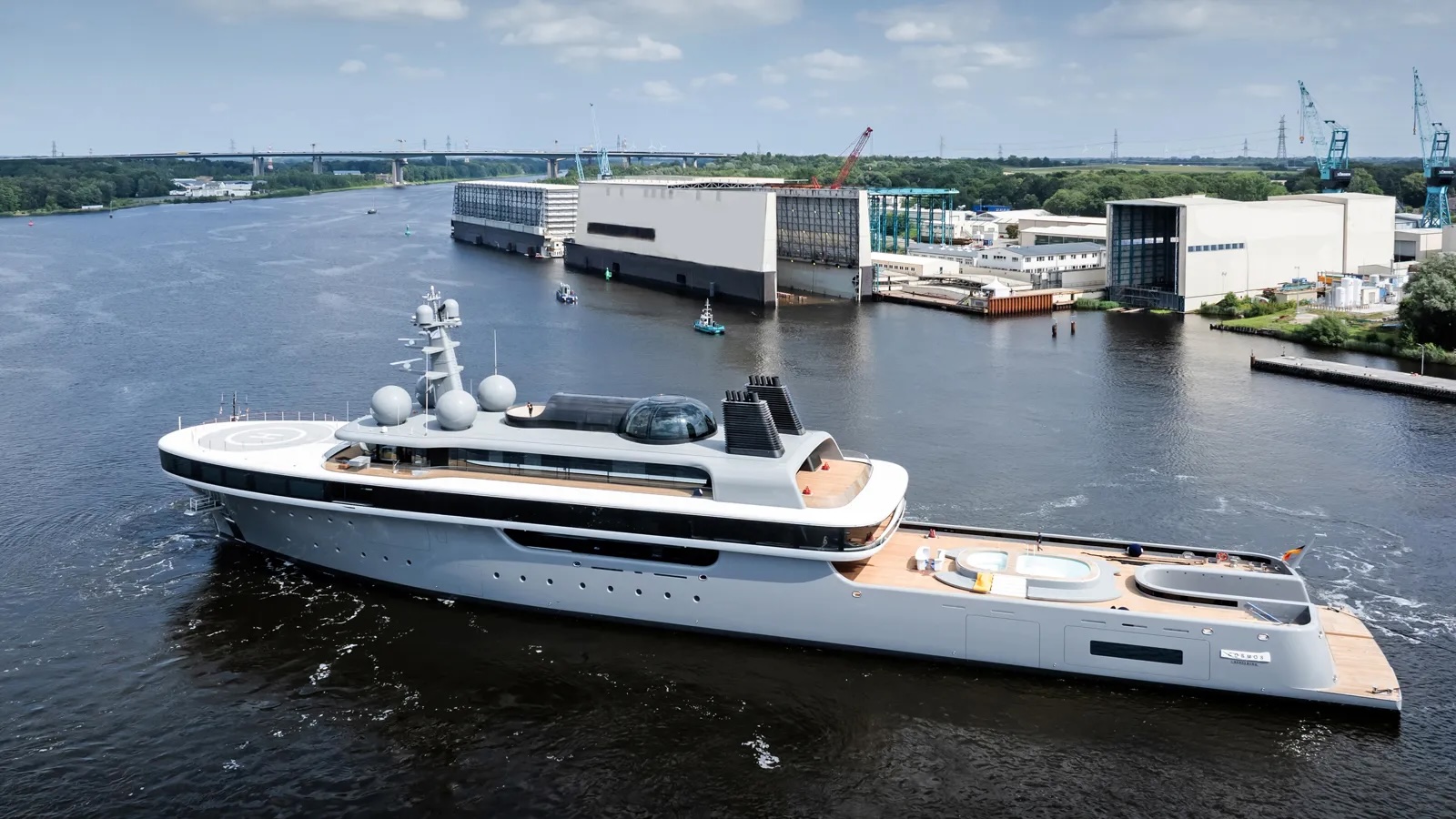 Project Cosmos: Η Lürssen εγκαινιάζει το πρώτο megayacht με κυψέλες καυσίμου μεθανόλης