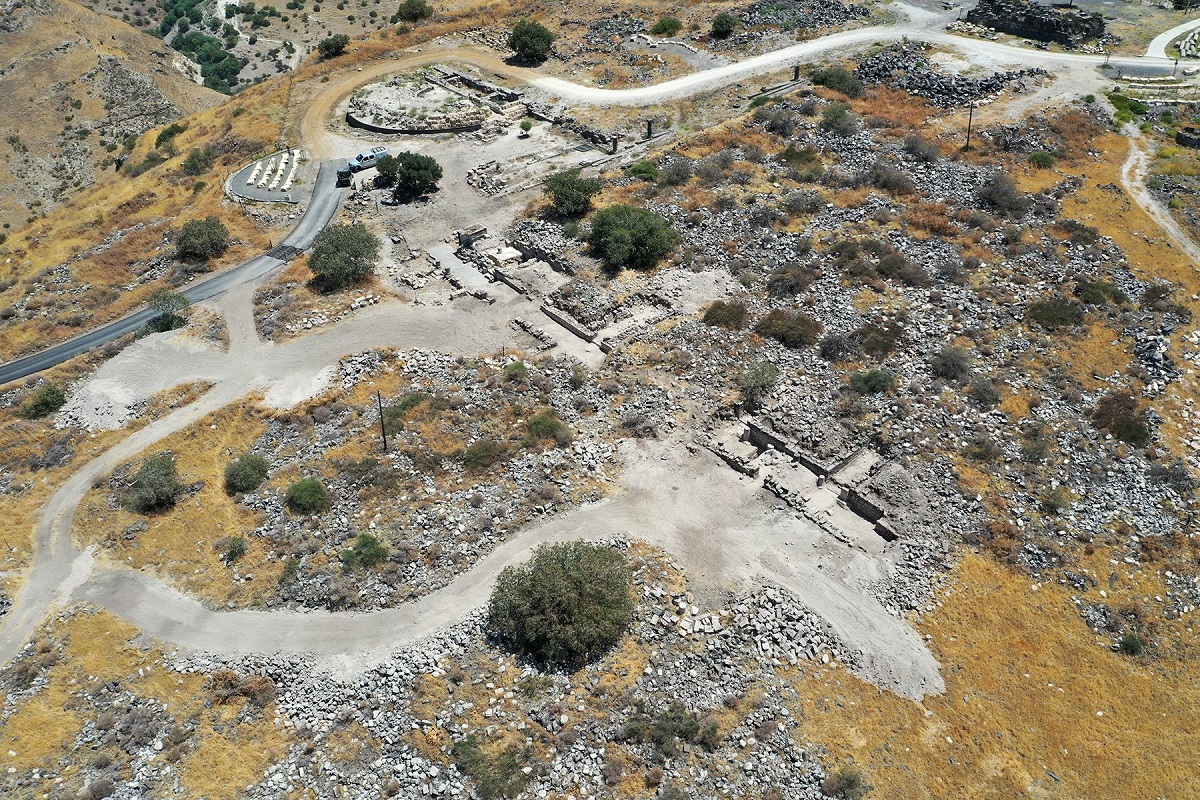 Η περιοχή της ανασκαφής