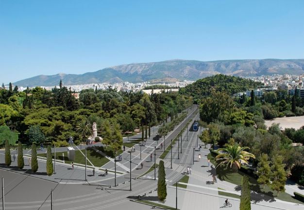 Φωτορεαλιστική απεικόνιση της Βασιλίσσης Όλγας. Πηγή: Ανάπλαση ΑΕ