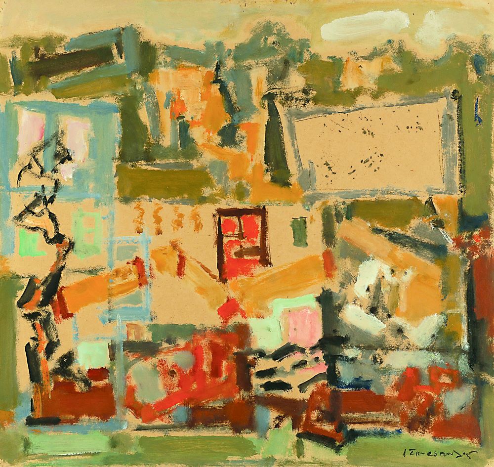 Γιάννης Σπυρόπουλος «Σπίτια της Πάρου», 1956