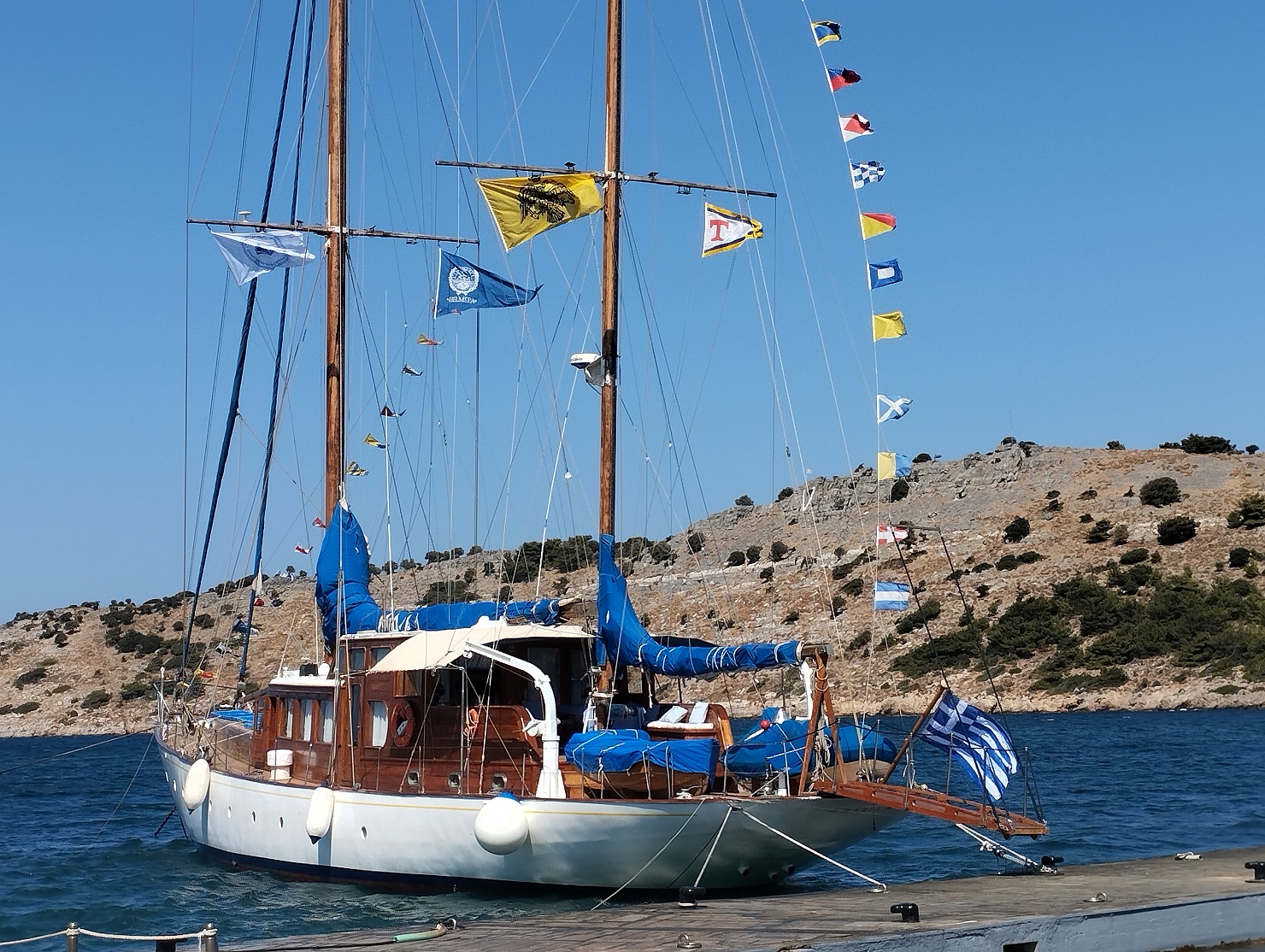 Η θαλαμηγός του καπετάν Παναγιώτη Τσάκου ΜΑΝΙΑ