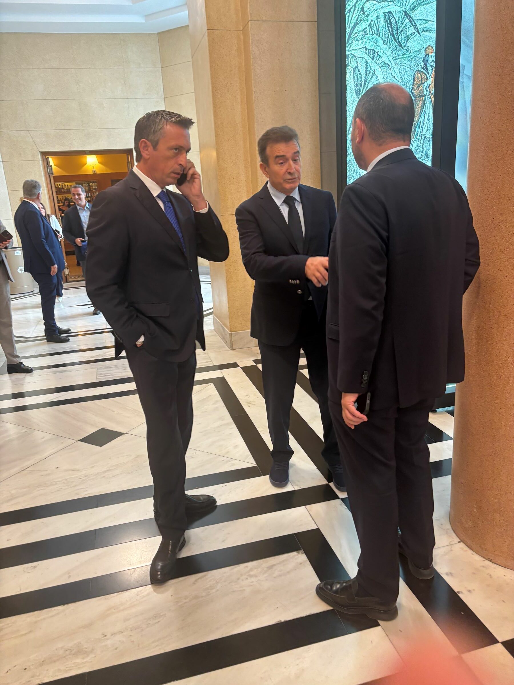Μ. Χρυσοχοϊδης, Π. Μαντάς και Δ. Μαρκόπουλος