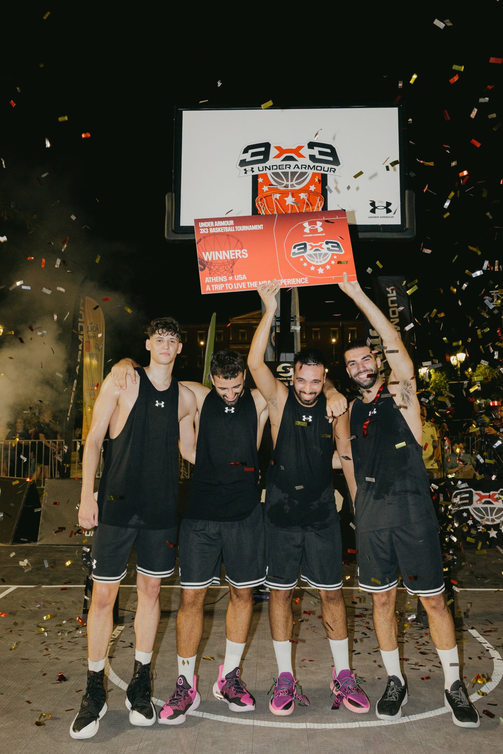 Under Armour 3x3 Basketball Tournament - Η Νικήτρια Ομάδα Hookan 24
