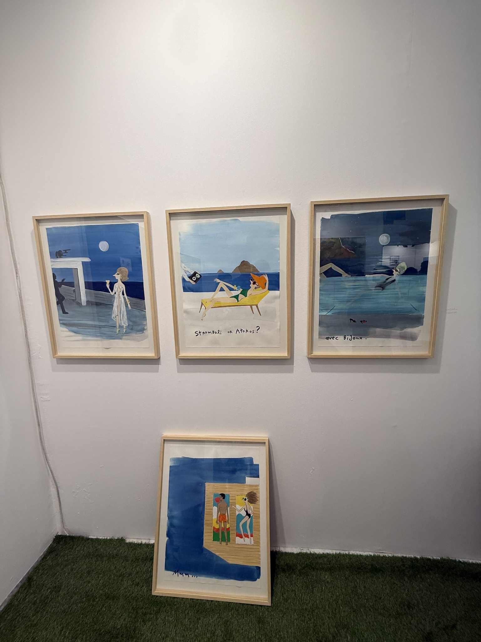 Η έκθεση της γκαλερί της Ρεβέκκας Καμχή στο Art Athina 2025.