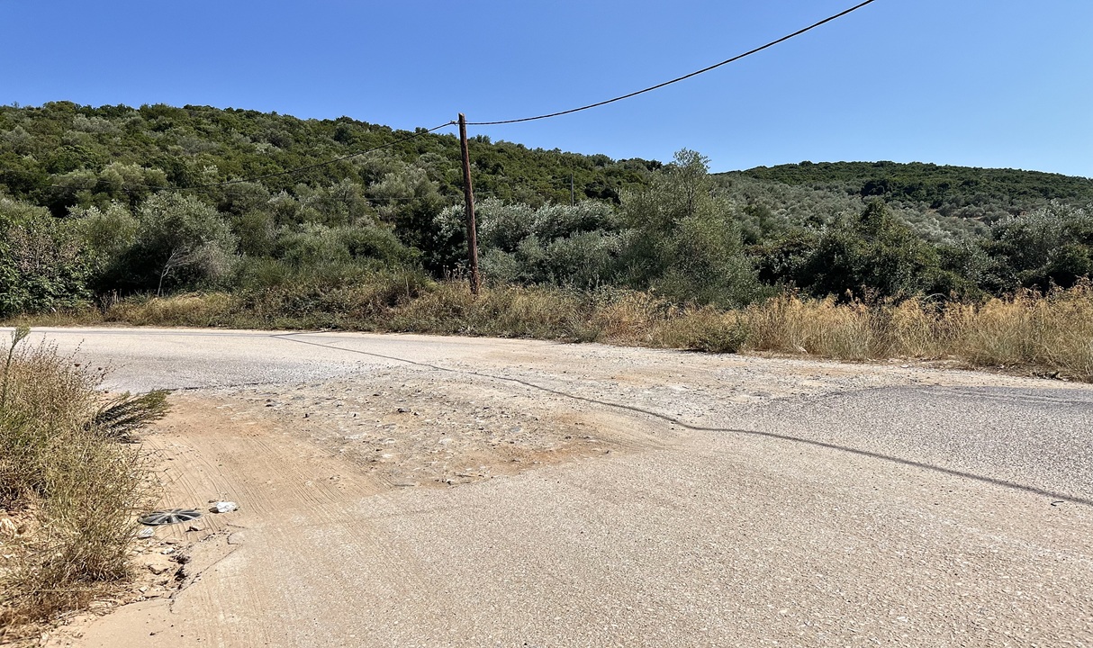 Καταστροφές από την κακοκαιρία Daniel - Επαρχιακή οδός Μηλίνα - Τρίκερι, Νότιο Πήλιο