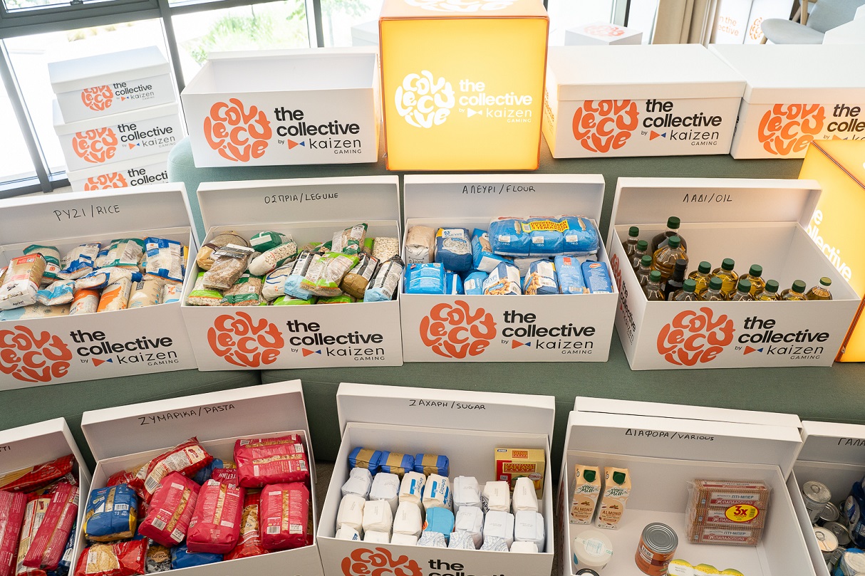 Τον Ιούλιο σε συνεργασία με τη Food Bank, οι εθελοντές συγκέντρωσαν και πρόσφεραν 595 κιλά τροφίμων
