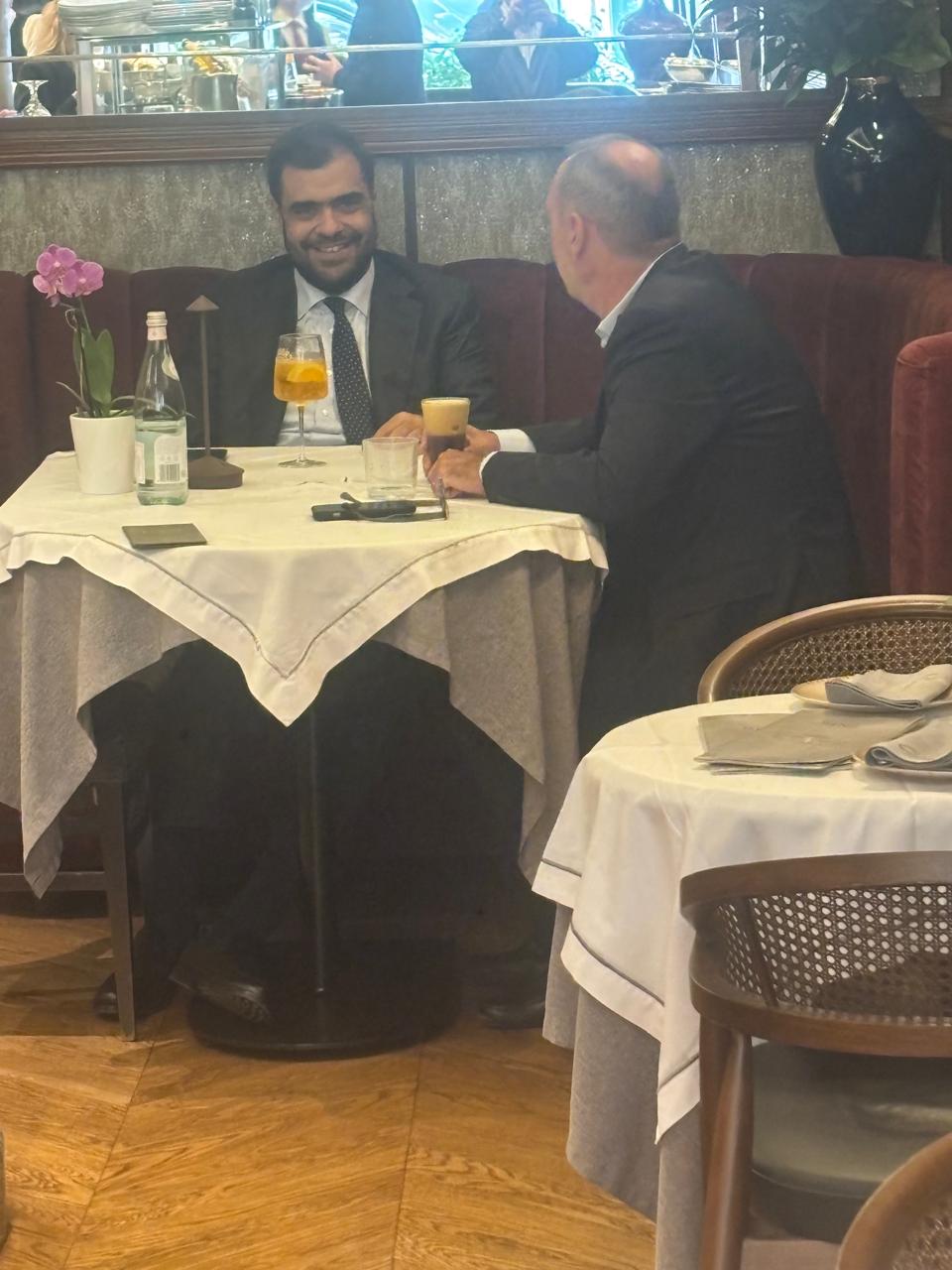 Παύλος Μαρινάκης και Ανδρέας Κατσανιώτης χθες στο Alfiere