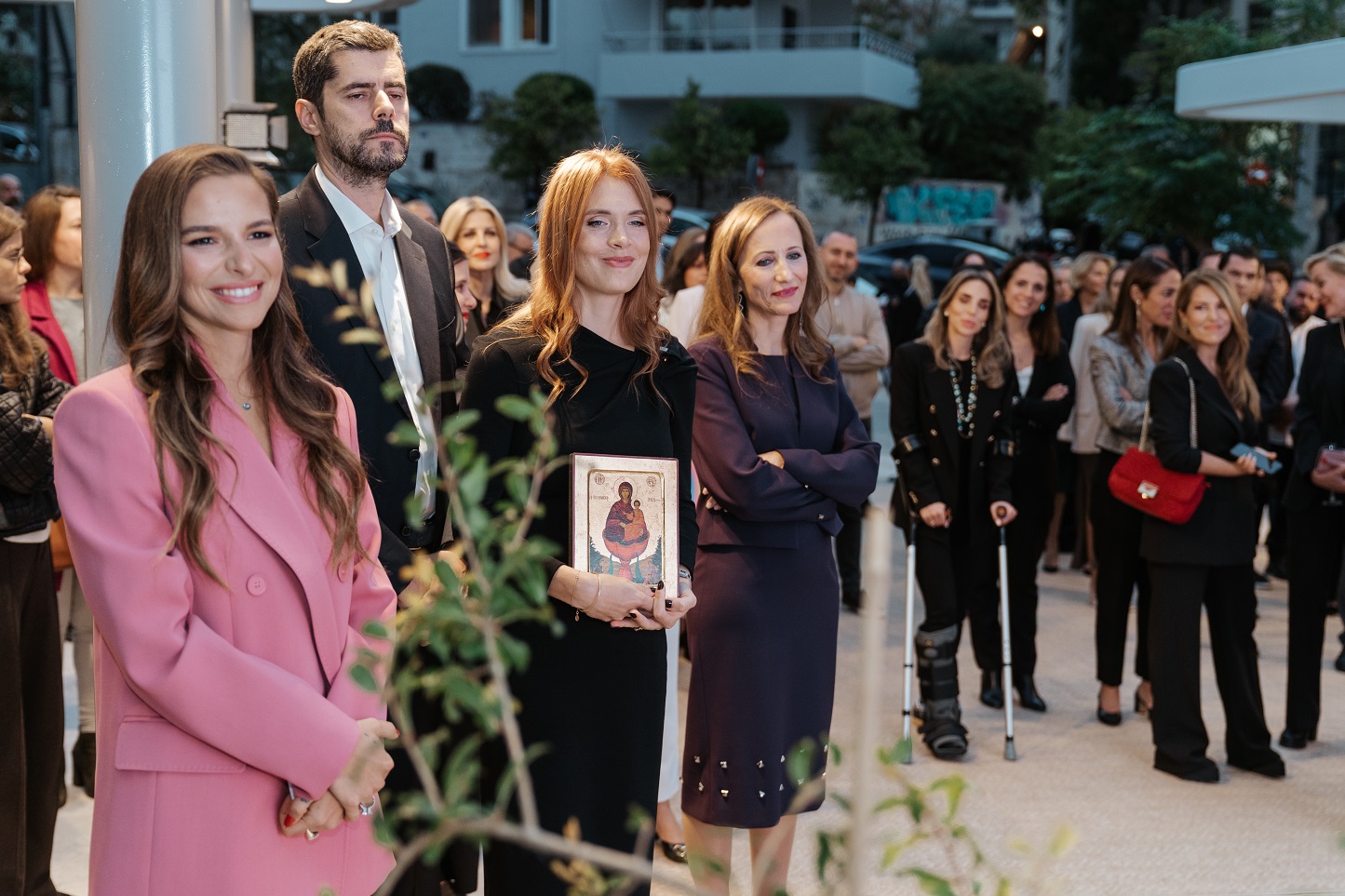 Εριέττα Κούρκουλου Λάτση στα εγκαίνια του The Birth Center