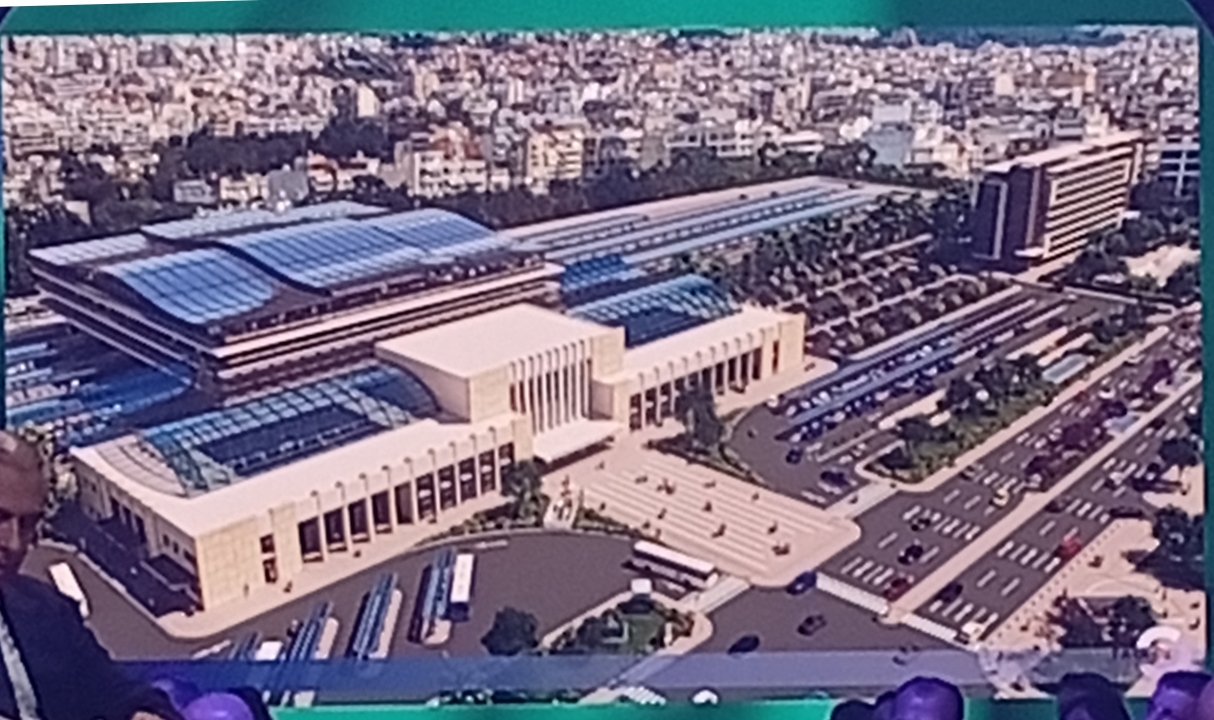 Φωτορεαλιστική απεικόνιση του σταθμού της Θεσσαλονίκης