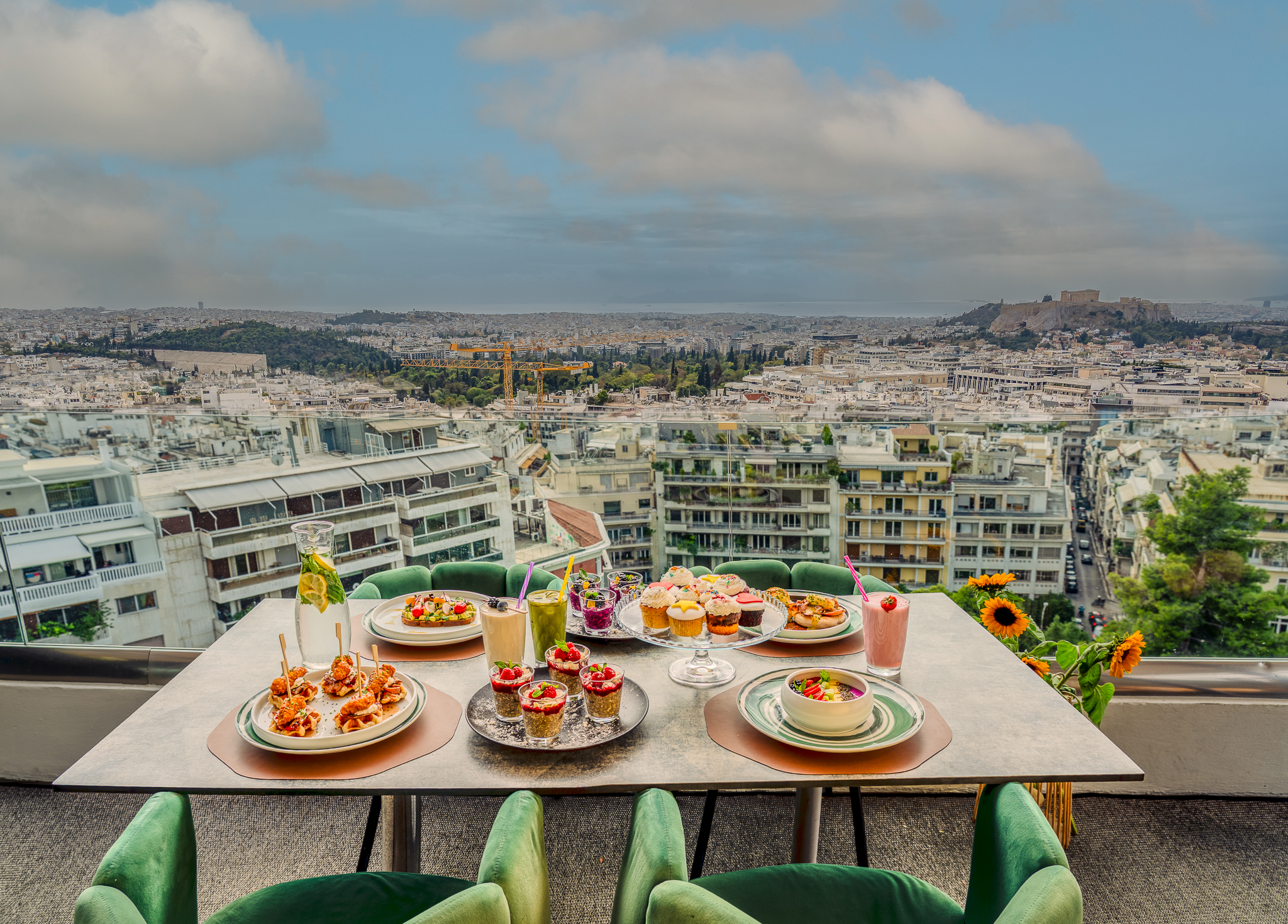 6.Η εντυπωσιακή θέα από το brunch στο Saint George Lycabettus