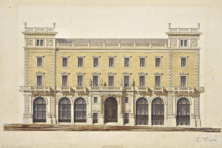 Μέγαρο Μελά. Εκεί φιλοξενήθηκε το 1900 το Κεντρικό Ταχυδρομείο Αθηνών. Πηγή: Εθνική Πινακοθήκη