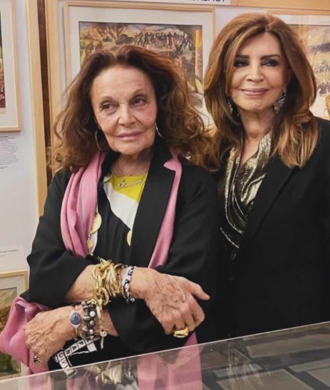 Diane von Furstenberg, Μιμή Ντενίση