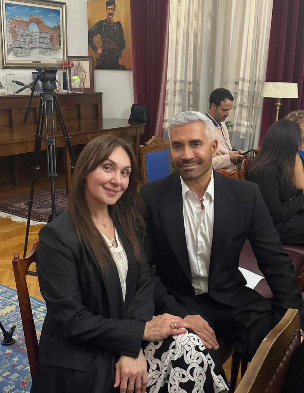 Μιλενα Βαλαβανιδη, Χρήστος Χατζηβασιλειου