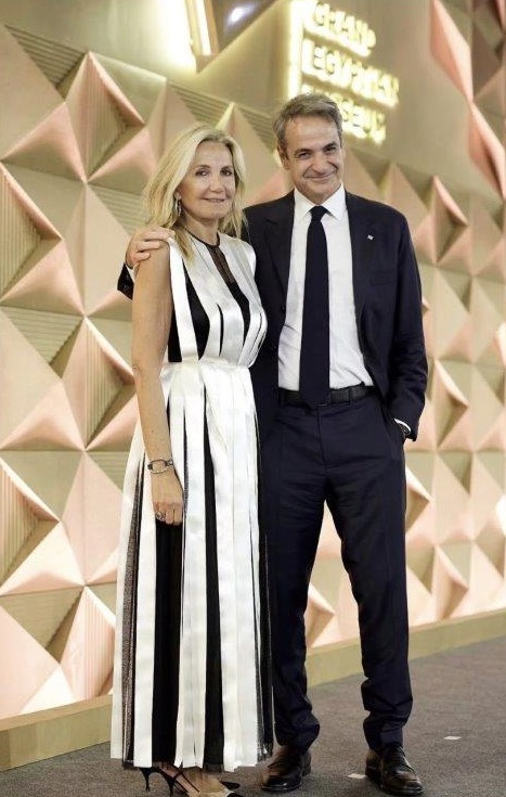 Ο Κυριάκος Μητσοτάκης και η Μαρέβα Γκραμπόφσκι-Μητσοτάκη