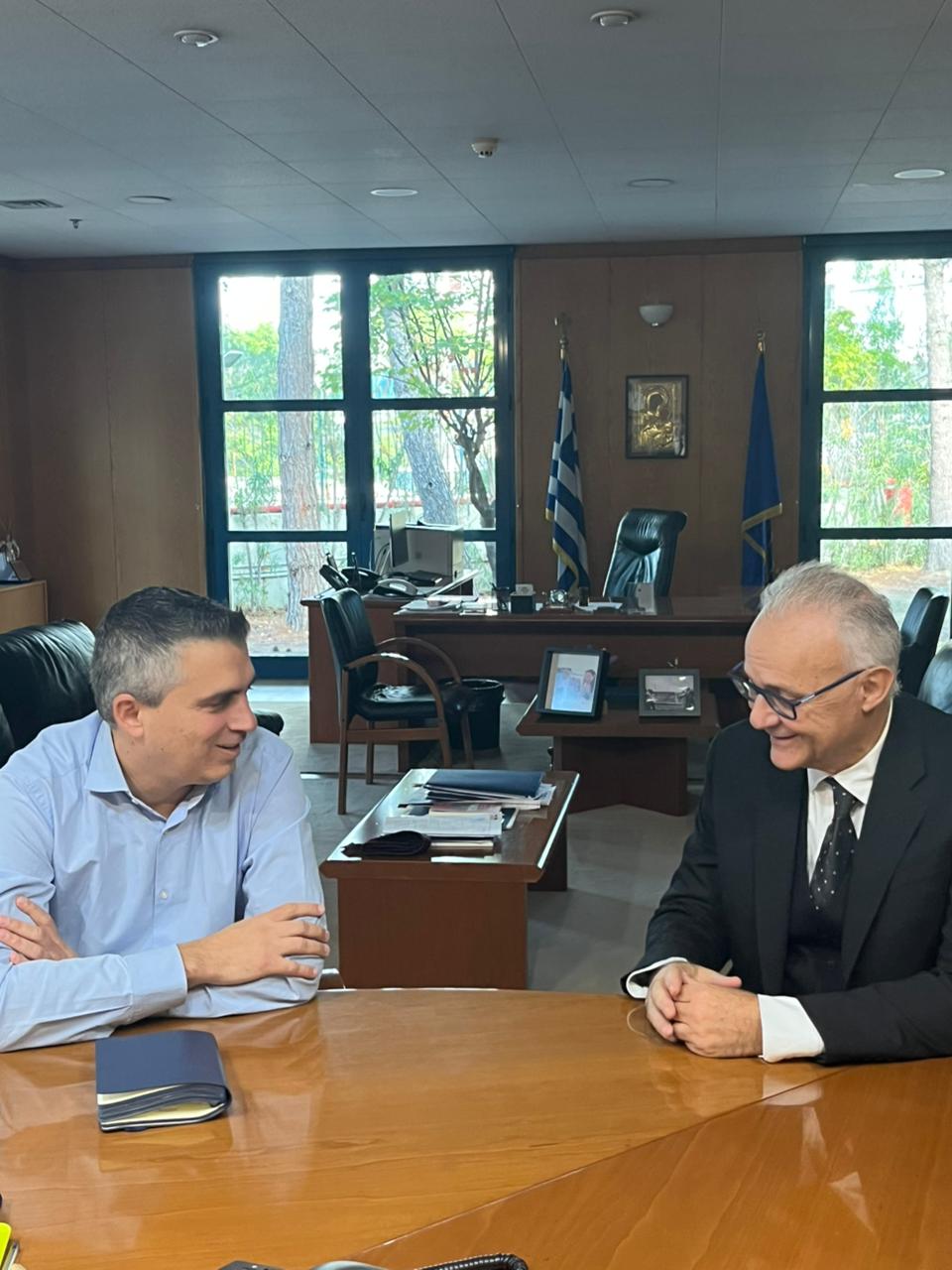 Ο Υπουργός Υποδομών και Μεταφορών κ. Χρίστος Δήμας, ο ΒΒΑ Corridor στην Ελλάδα κ. Mario Mauro