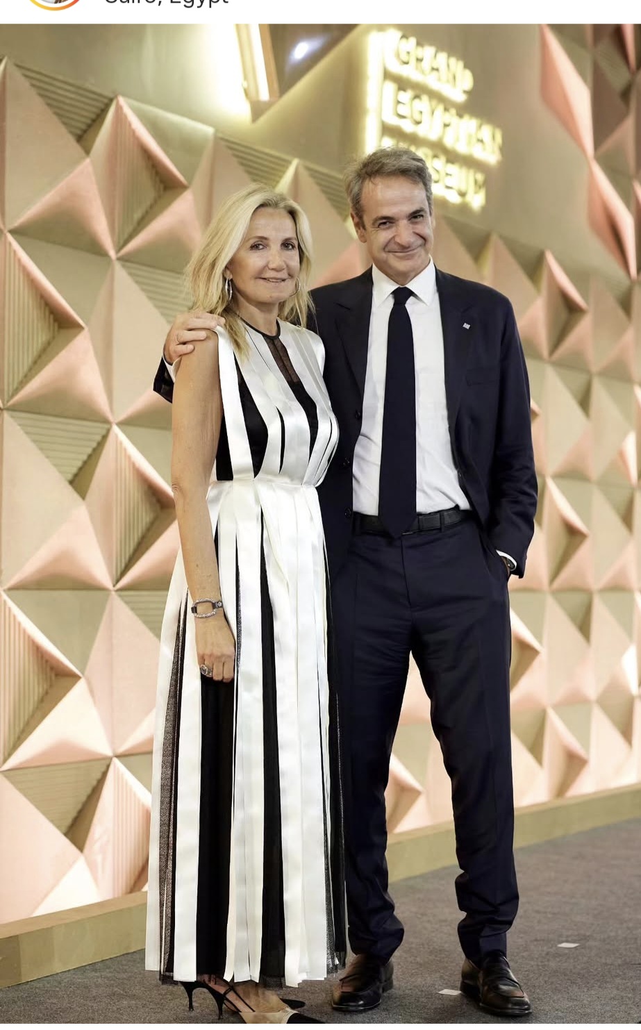 Ο Κυριάκος Μητσοτάκης και η Μαρέβα Γκραμπόβσκι-Μητσοτάκη