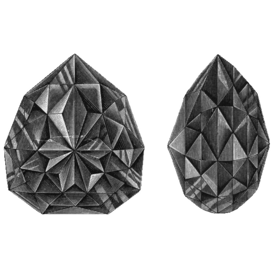 Μια απεικόνιση του Διαμαντιού της Φλωρεντίας. (photo credit :Wikimedia Commons)