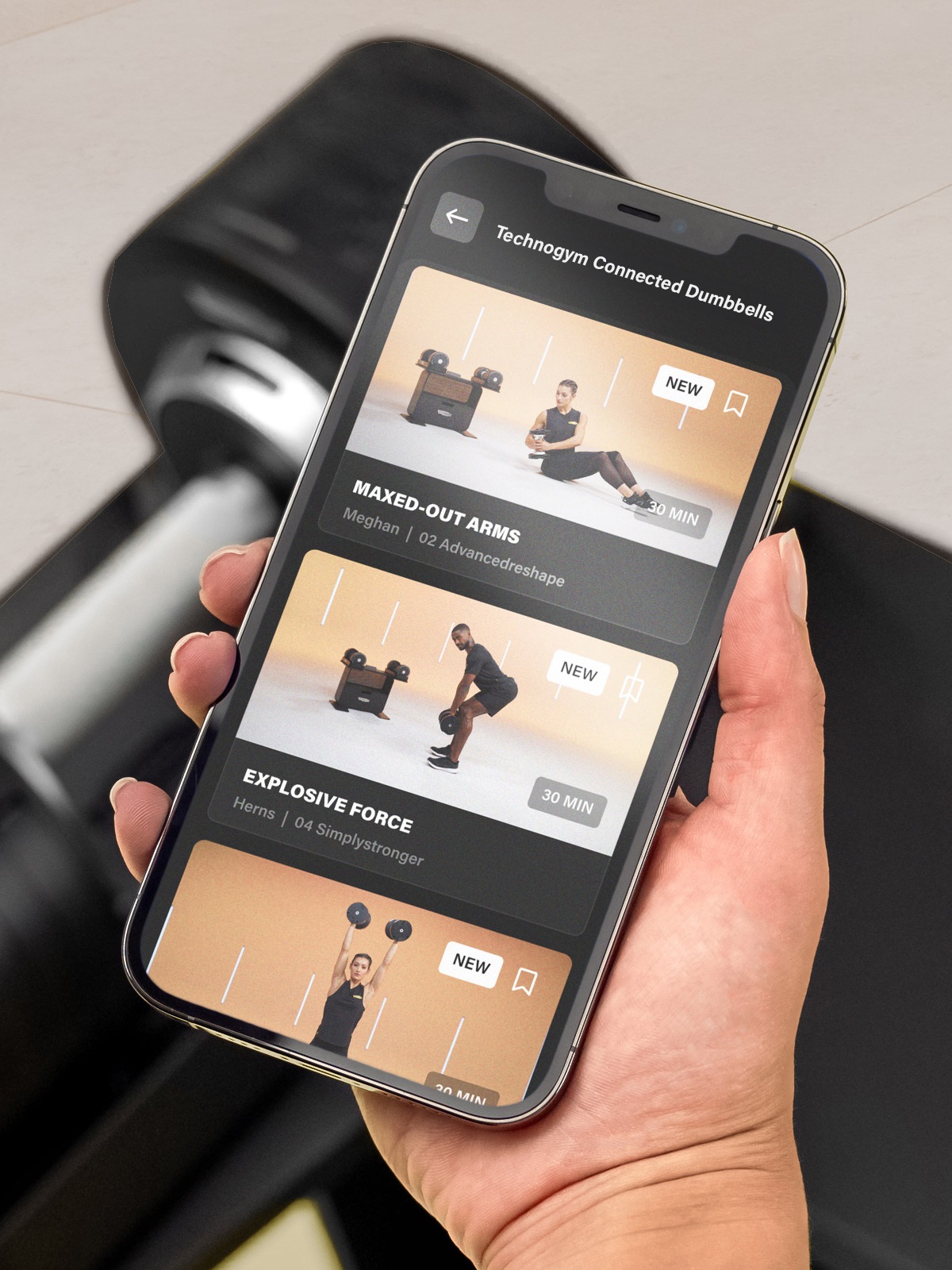 Technogym Connected Dumbbells