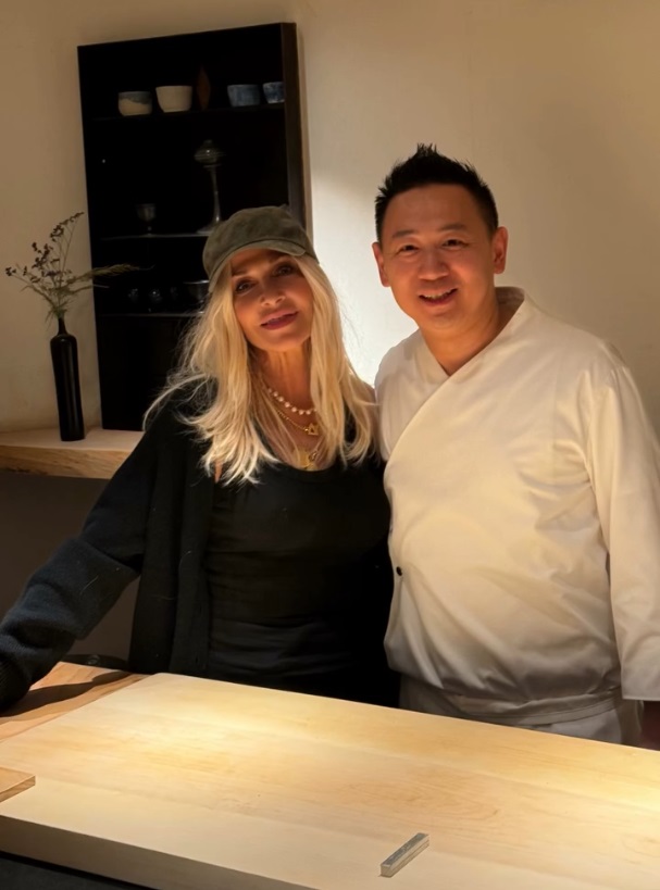 Η Άννα Βίσση με τον σεφ George Ruan