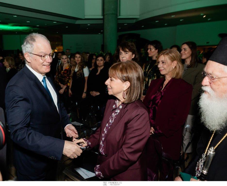 Νυν και πρώην Πρόεδρος Δημοκρατίας, Κωνσταντίνος Τασούλας,Κατερίνα Σακελλαροπούλου