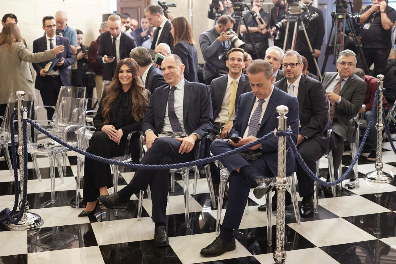 Στιγμιότυπο από το Μέγαρο Μαξίμου