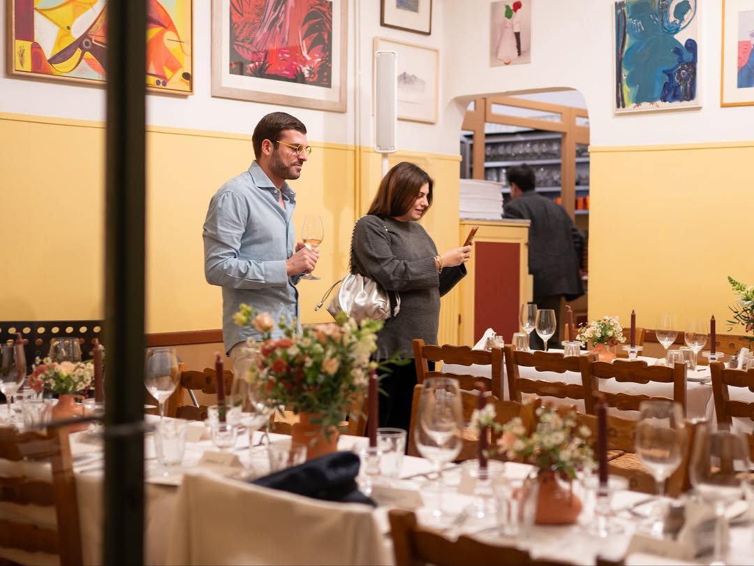 Ο Φίλιππος Τσαγκρίδης με την αδελφή του, Έλλη