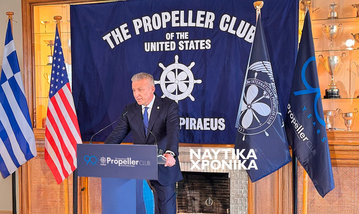 Ο πρόεδρος του Propeller Club Πειραιά, Κωστής Φραγκούλης