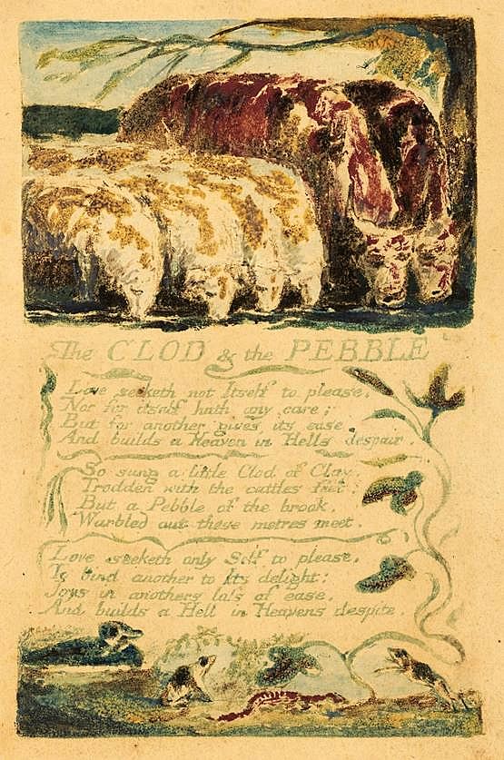 Ουίλιαμ Μπλέικ «Ο σβώλος και το βότσαλο»