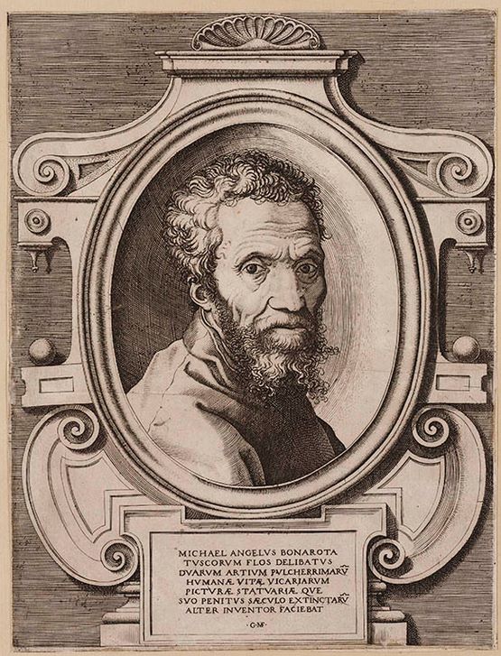 Πορτρέτο του Μιχαήλ Άγγελου, μετά το 1564. Μητροπολιτικό Μουσείο Τέχνης, Τμήμα Σχεδίων και Χαρακτήρων, Νέα Υόρκη