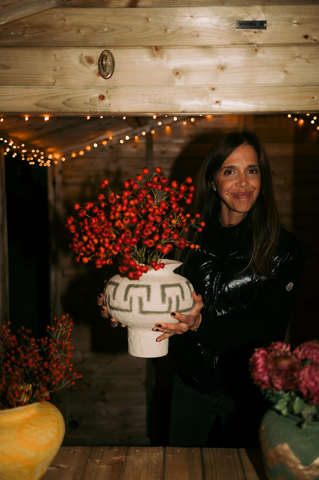 Ελίνα Βασιλάκη με Kalopsia βάζο