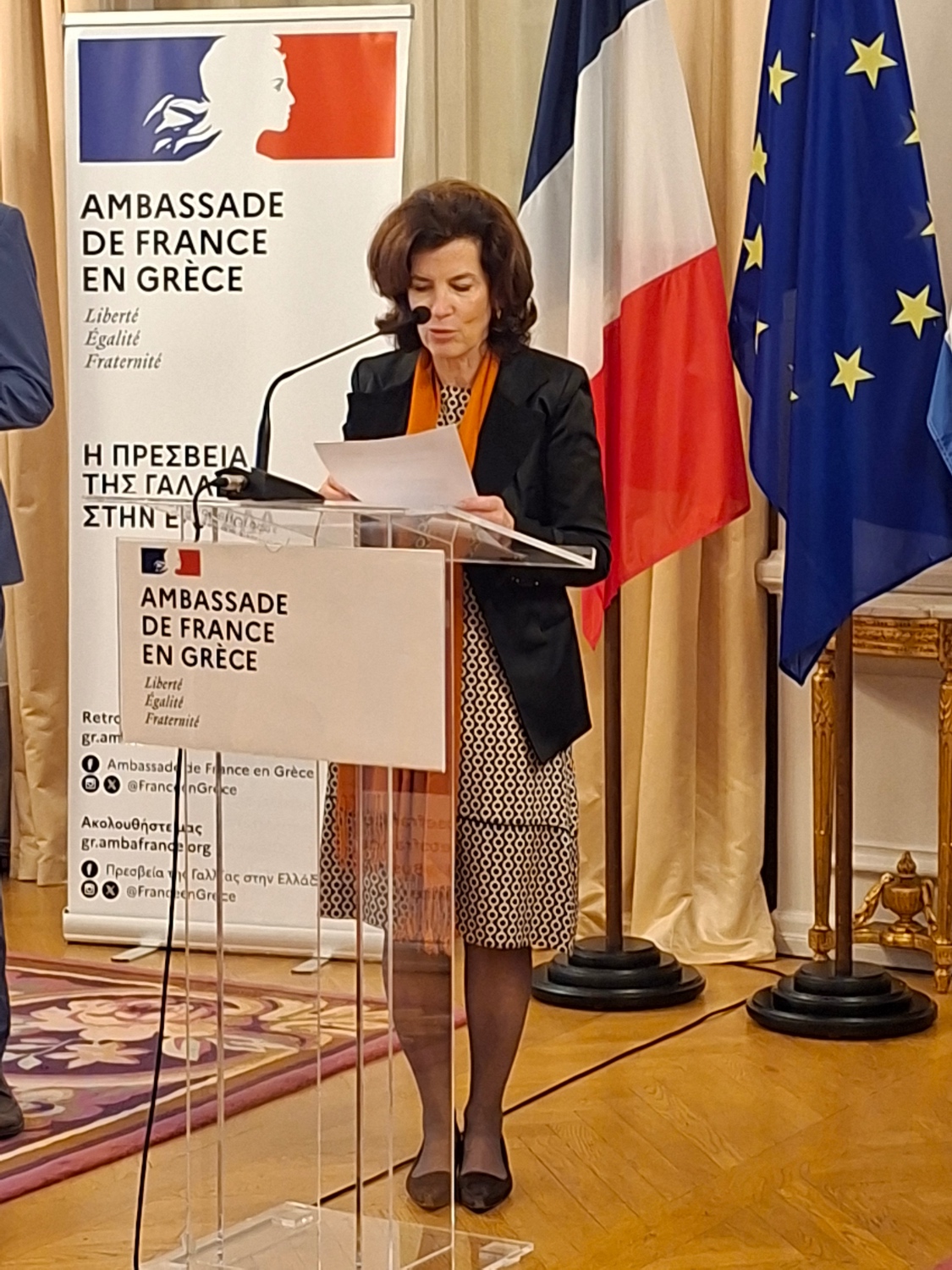 Laurence Auer, Πρέσβης της Γαλλίας στην Ελλάδα