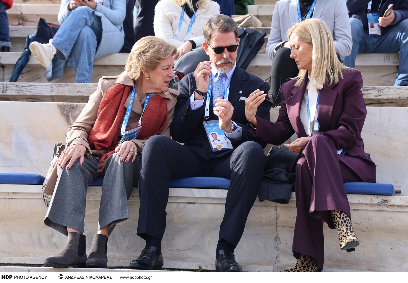 Άννα Μαρία, Παύλος Ντε Γκρες και Μαρί Σαντάλ