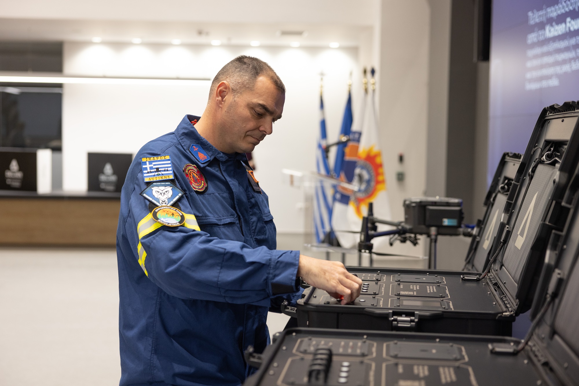 Ο τεχνολογικός εξοπλισμός θα συνδράμει το πυροσβεστικό σώμα στην επιτήρηση και τον έγκαιρο εντοπισμό πυρκαγιών.