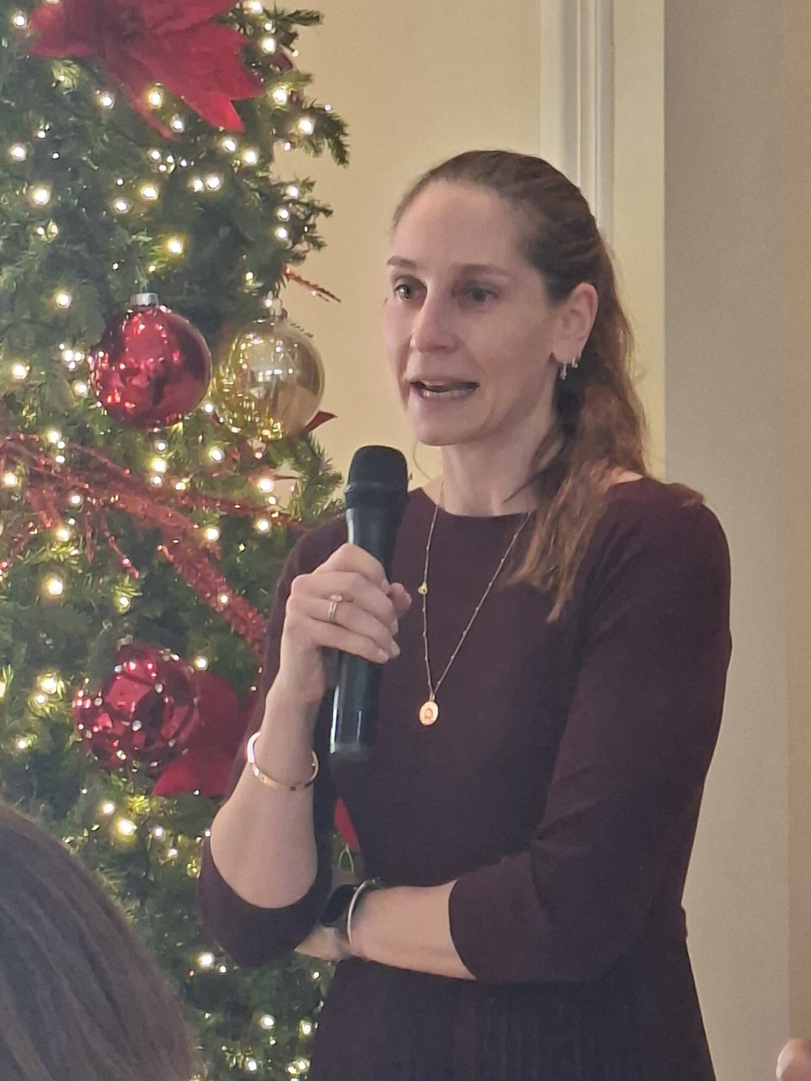 Η Χλόη Λασκαρίδη κατά τη χθεσινή εκδήλωση