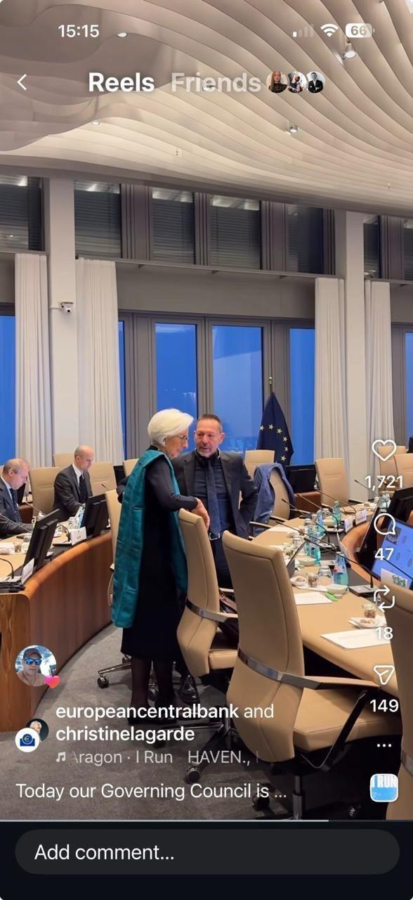 Ο Στουρνάρας και η φίλη του, Κριστίν Λαγκάρντ