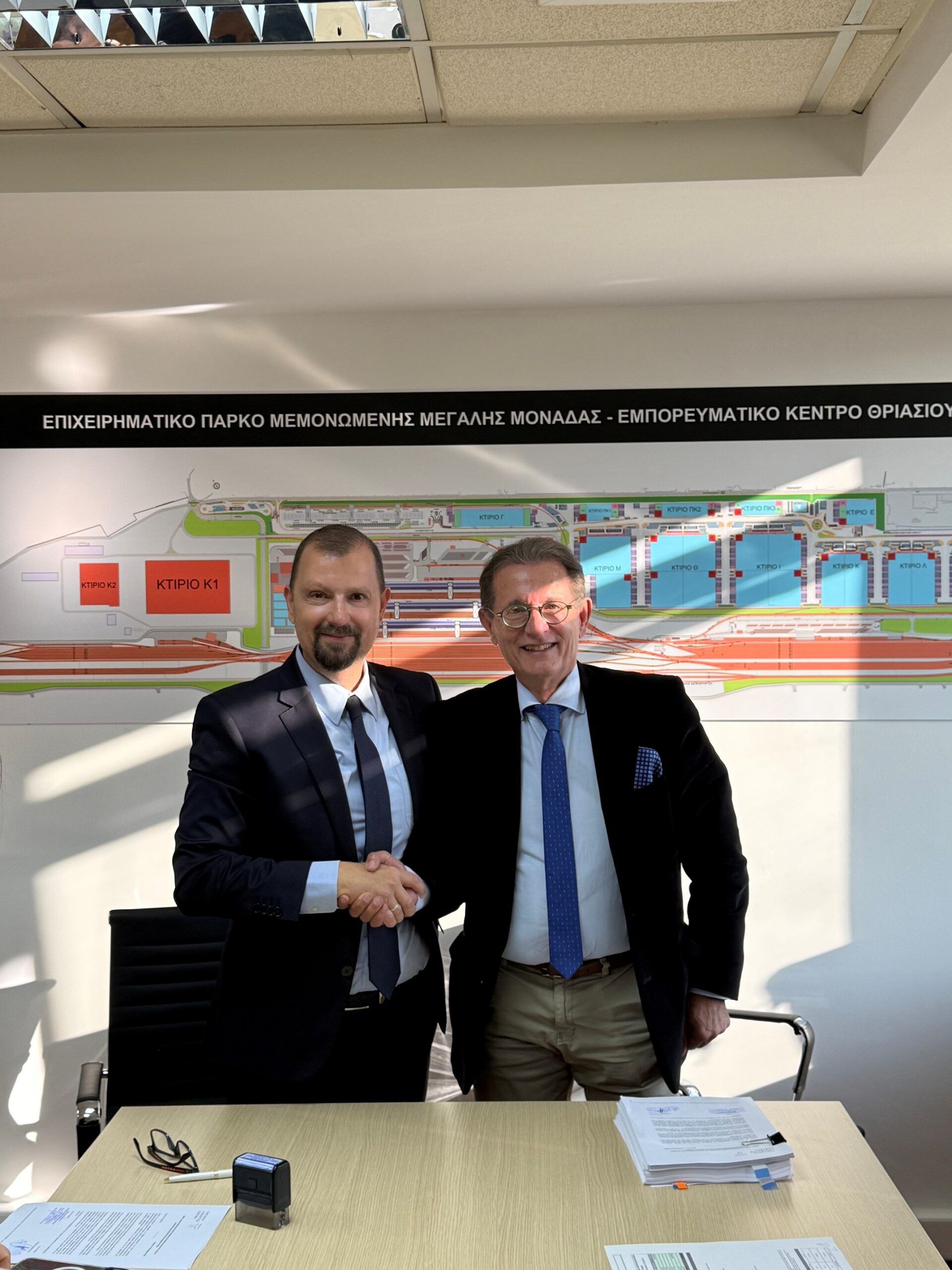 Βασίλης Μαγκλάρας (ΘΕΚ) και Παναγιώτης Ψαλτάκος (ΤΕΚΑΛ)