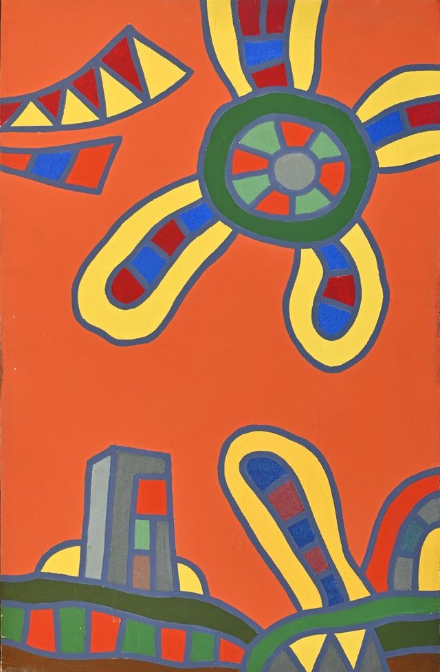 Αλέξης Ακριθάκης, λάδι σε καμβά