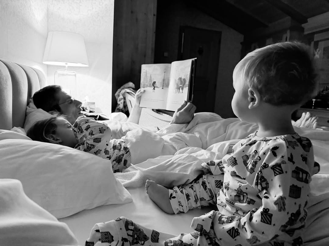 Ο Βύρων Βασιλειάδης με τους γιους του, Νίκο και Λέοντα