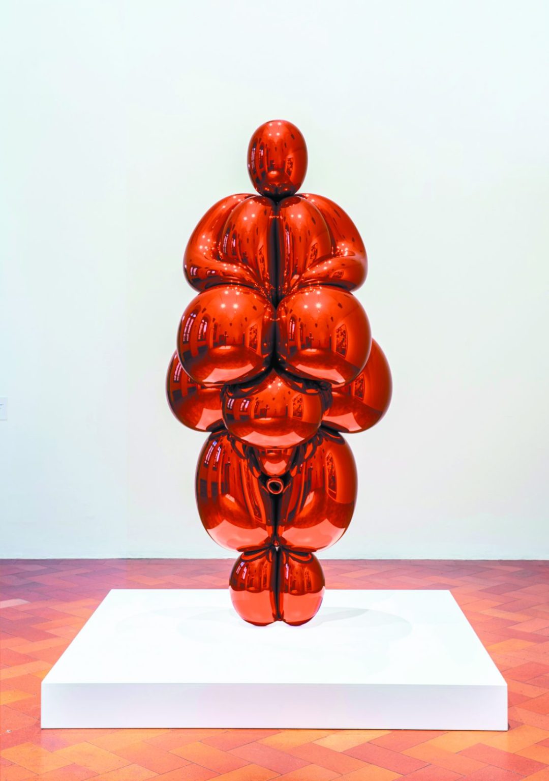 Το έργο «Balloon Venus Lespugue (Orange)» του Τζεφ Κουνς