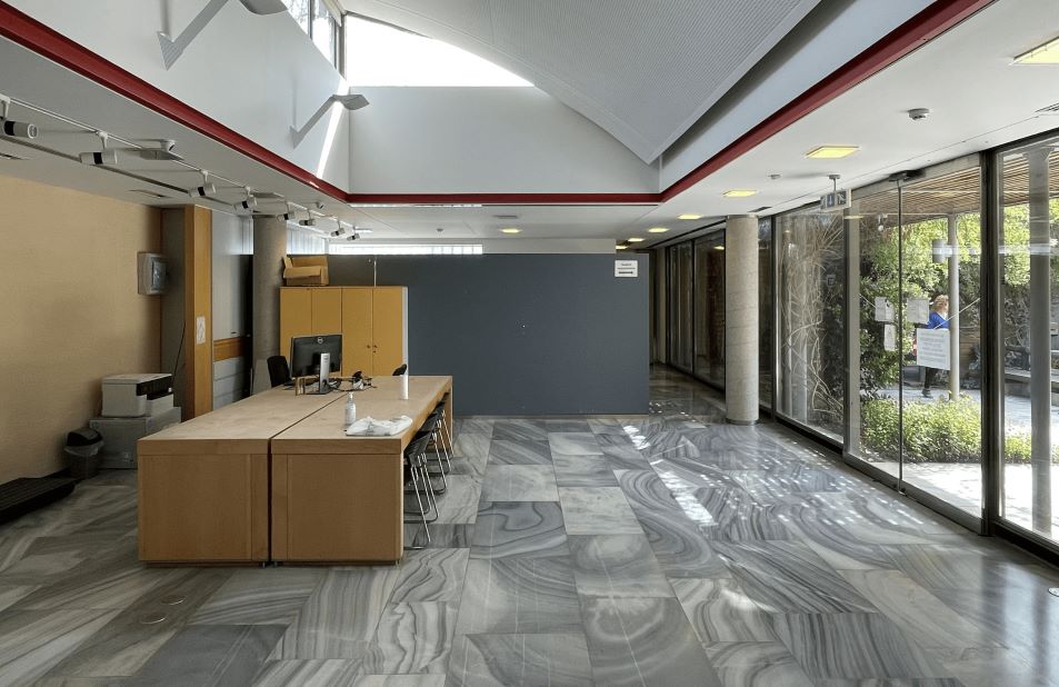 Άποψη του εσωτερικού του κτηρίου (υφιστάμενη κατάσταση)