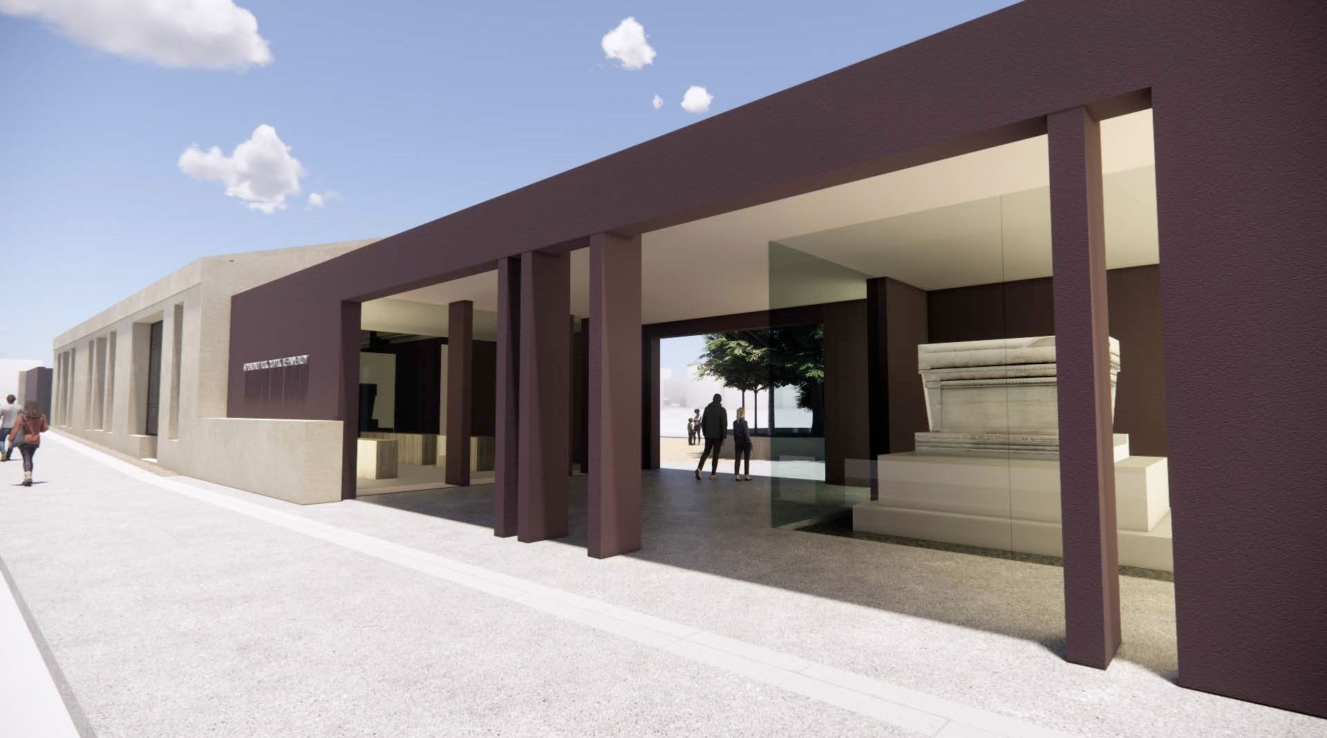 Νέα είσοδος στον Αρχαιολογικό χώρο του Κεραμικού (φωτορεαλιστική εικόνα)