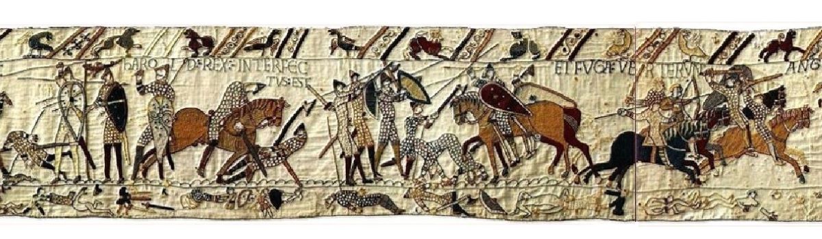 Σκηνή μάχης στην ταπισερί