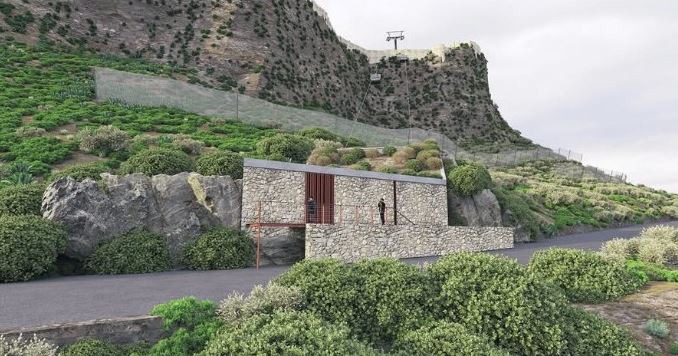 Τελεφερίκ στη Μονεμβασιά