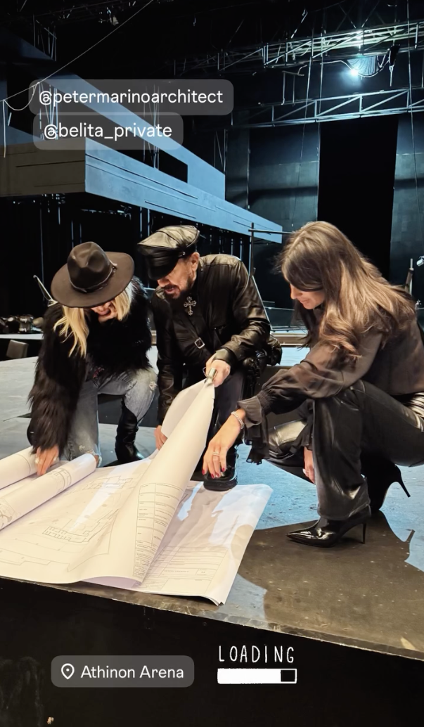 Άννα Βίσση, Peter Marino και Δήμητρα Κούστα στο Αθηνών Αρένα