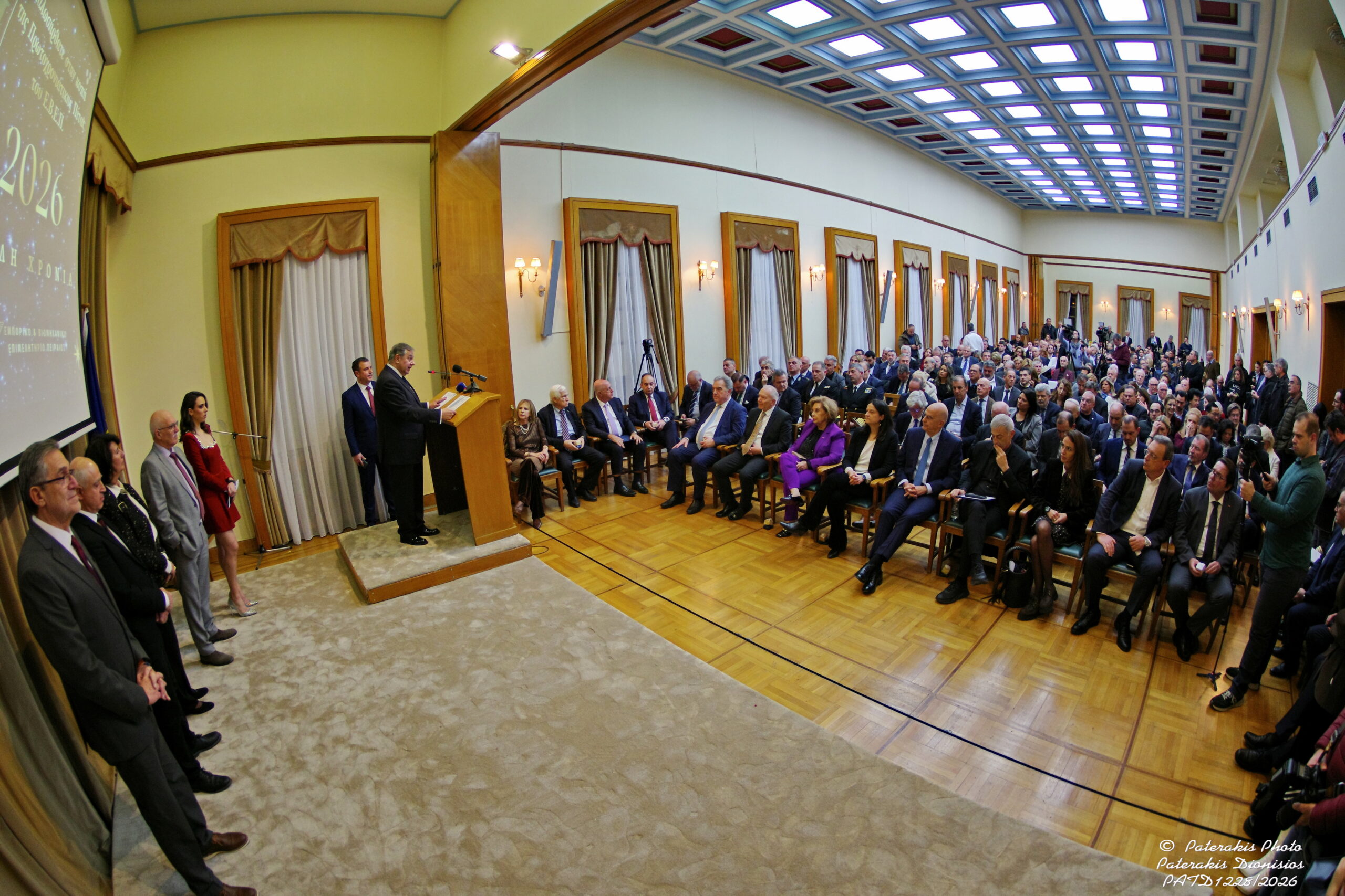 Από την ομιλία του προέδρου του ΕΒΕΠ, Βασίλη Κορκίδη στην κοπή της πρωτοχρονιάτικης πίτας το 2026