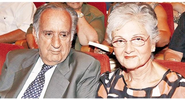 O Νίκος Στασινόπουλος με τη σύζυγό του