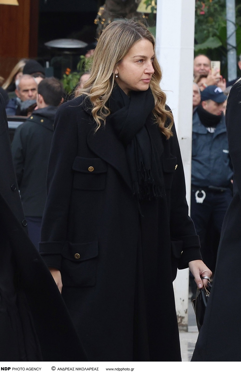 Η Χρυσή Βαρδινογιάννη στη Μητρόπολη ΑθηνώνNDP/Photo Agency