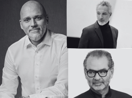 Antoine Pin (TAG Heuer), Bartolomeo Rongone (Bottega Veneta), Remo Ruffini (Moncler)